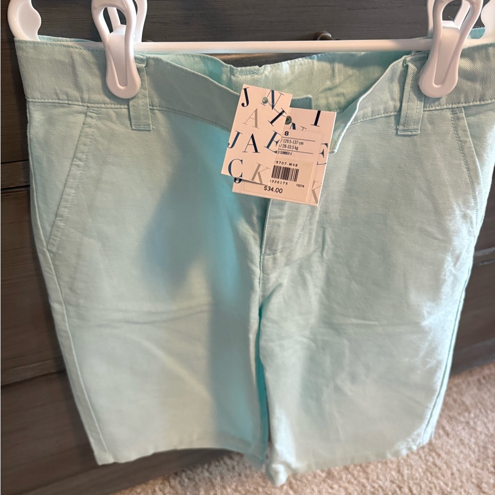 Janie and Jack Light Blue Kids Shorts